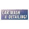 Signmission Car Wash & Detailing Banner Concession Stand Food Truck Single Sided B-120-30028 - alternate 1